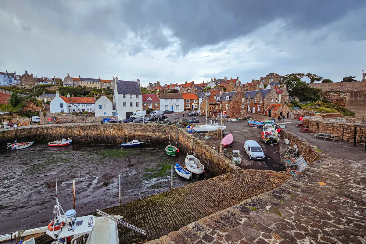 Port de pêche de Crail dans l'East Neuk of Fife, excursion St Andrews depuis Édimbourg